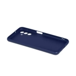 Силиконовый чехол с микрофиброй для Samsung Galaxy A04s/A13 blue DF