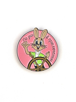 Значок Заяц - По уши в приключениях, серия Ну, погоди!