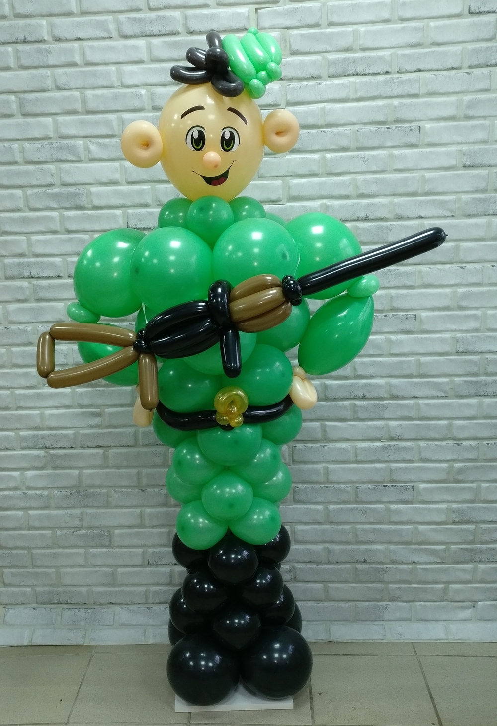 Рядовой солдат, фигура из шаров