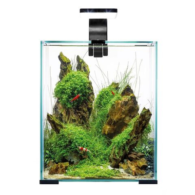 Aквариум  SHRIMP SET SMART LED DAY&NIGHT 20 / черный (19 л)