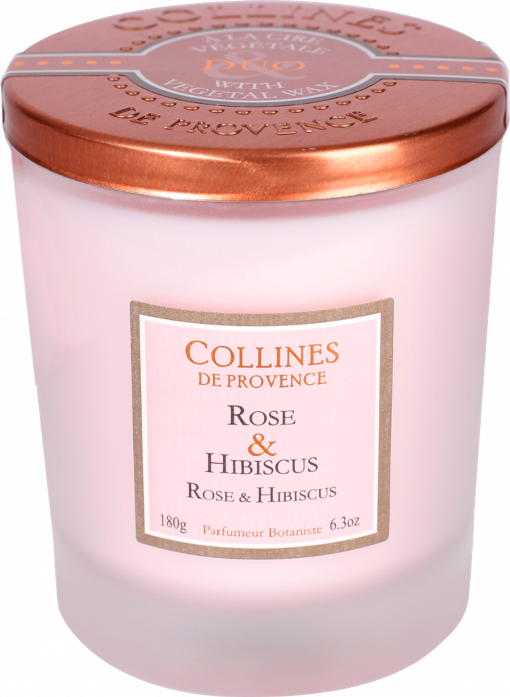 Свеча Collines 180гр Дуэт Rose & Hibiscus