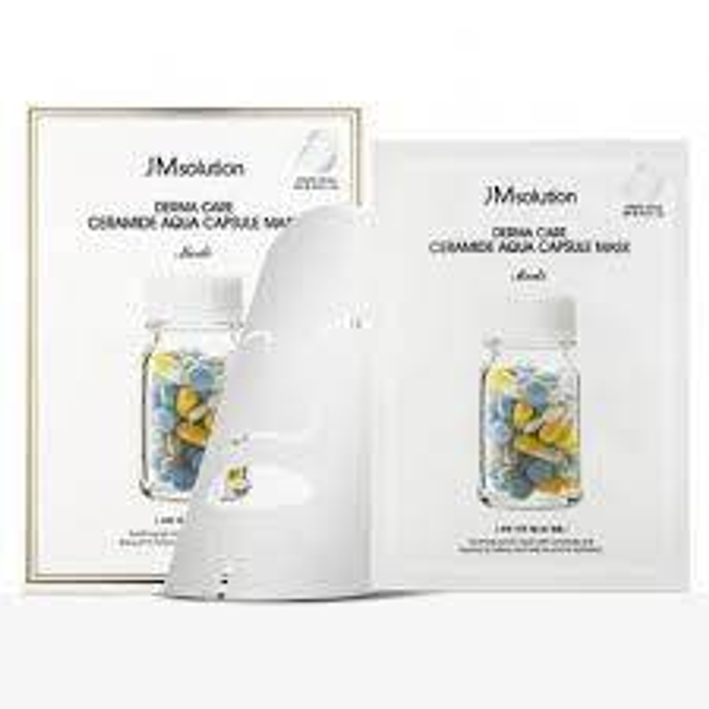 Маска целлюлозная с керамидами JM Solution Derma Care ceramide aqua capsule mask, 30 мл