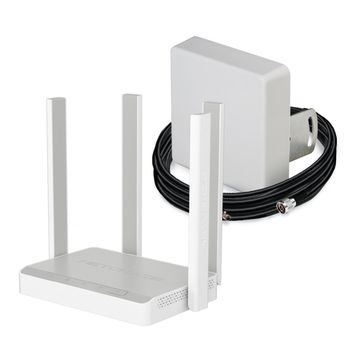 Комплект: Netcraze Explorer 4G + MIMO антенна + кабельная сборка + SIM-карта - каталог keenetic