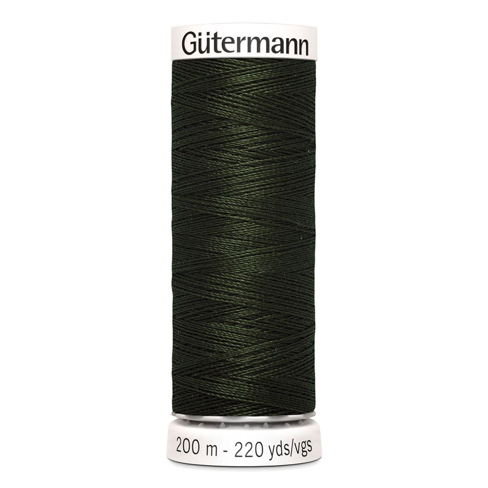 Нитки универсальные Gutermann Sew-all 100 (200 метров), 5 кат. | 304 черный лес