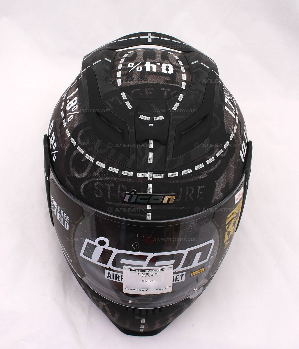 Мотошлем Icon Airframe Statistic