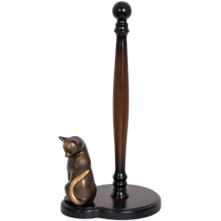 Держатель для полотенец Кошка Грация Бронза