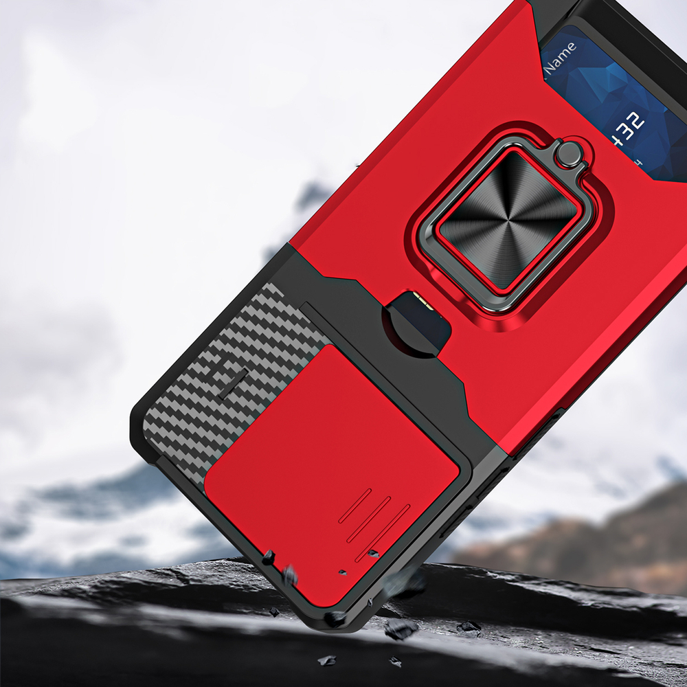 Противоударный чехол Сard Reader Case для Poco M6 Pro 4G
