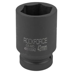 Головка ударная глубокая 42мм 1''6гр. RockForce##Rock FORCE RF-48510042