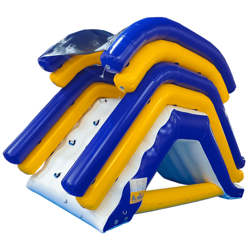 Надувная герметичная водная горка «АкваГлайд» ПВХ 0,9 мм, 4х2х3.2 м