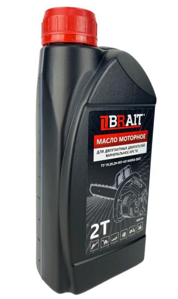 Масло 2х-тактное для двигателей минеральное API TB 946мл. Brait