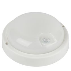 Светильник ЖКХ светодиодный ЭРА SPB-201-3-40K-008 8Вт 4000K IP65 D140 круг с ИК датчиком движения | Светильники для ЖКХ IP65