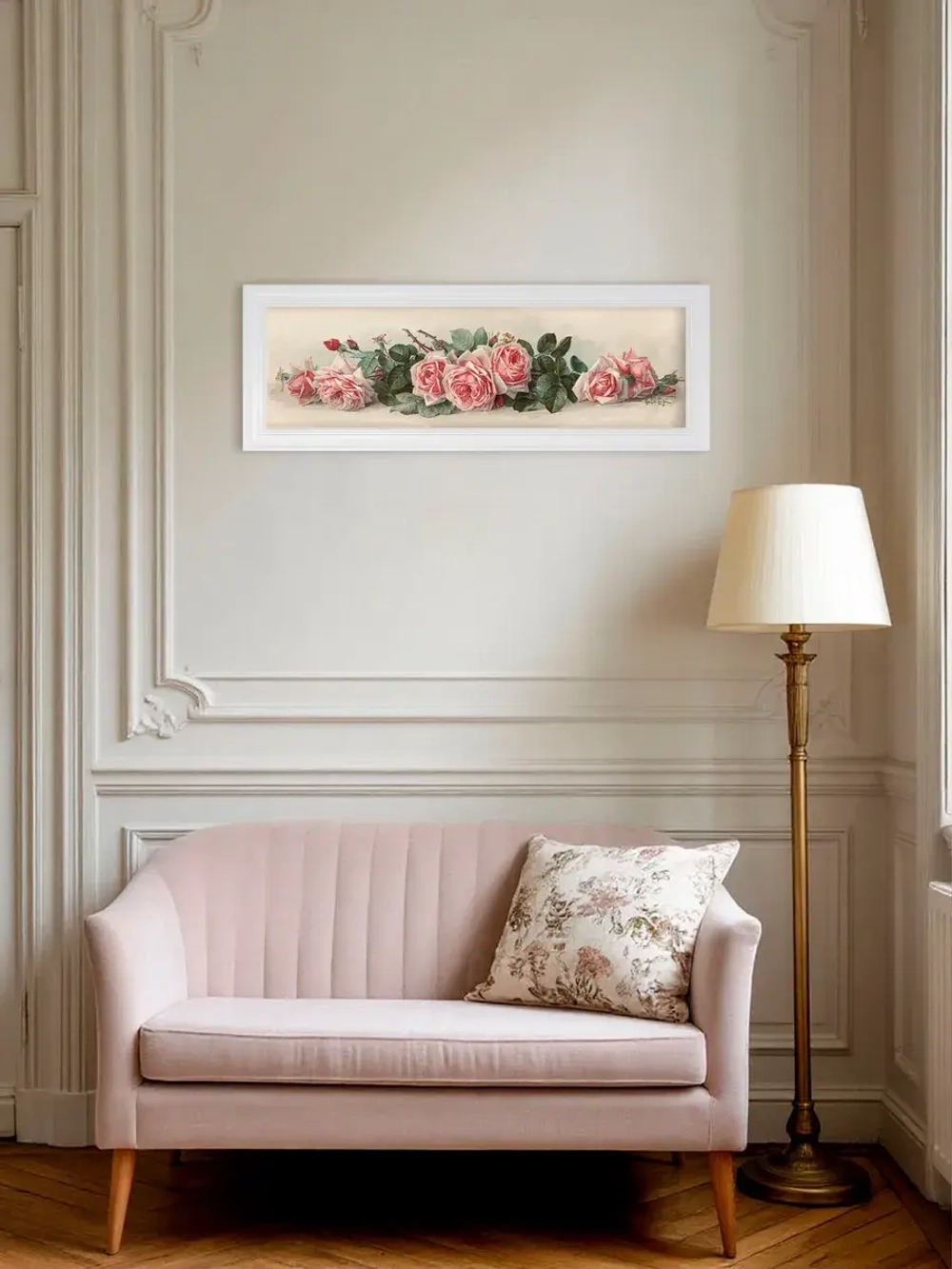 Картина на стену интерьерная на холсте в раме 23*65 см