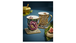 Кружка 340мл Spode Диковинные создания черная в подарочной коробке