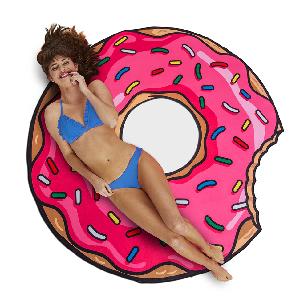 Покрывало пляжное strawberry donut