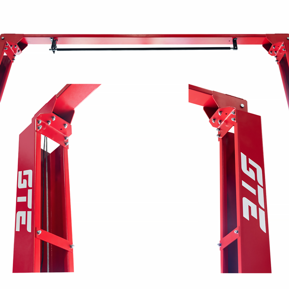 Подъемник электрогидравлический 4т 110-1900мм 2-х стоечный 380В верх.синхрон. (руч. спуск) GTE