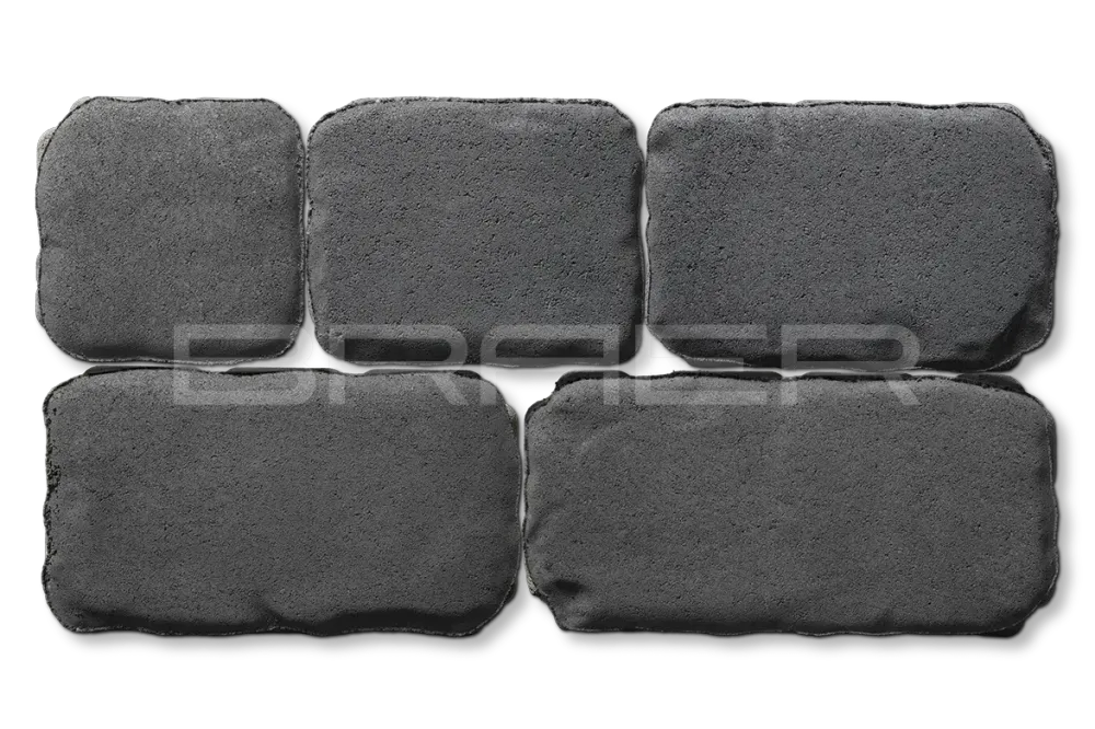 Тротуарная плитка Braer Ривьера, Серый, 60 мм