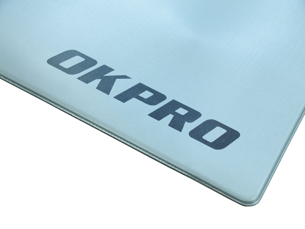 Мат аэробический с кольцами 140х60 см толщина 8 мм