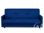 Диван прямой Квин (БД) California 12 (велюр синий)