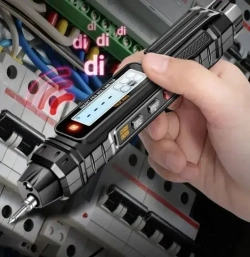 Цифровой специализированный универсальный перьевой тестер, AC / DC вольтметр, детектор заряженной нулевой линии, зуммер