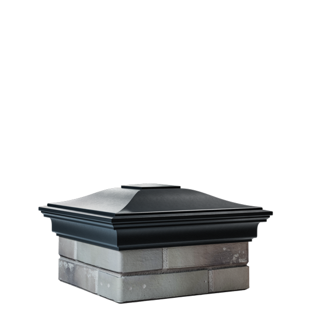 Колпак полимеркомпозитный Monblan 385*385 (1,5 кирпича) черный