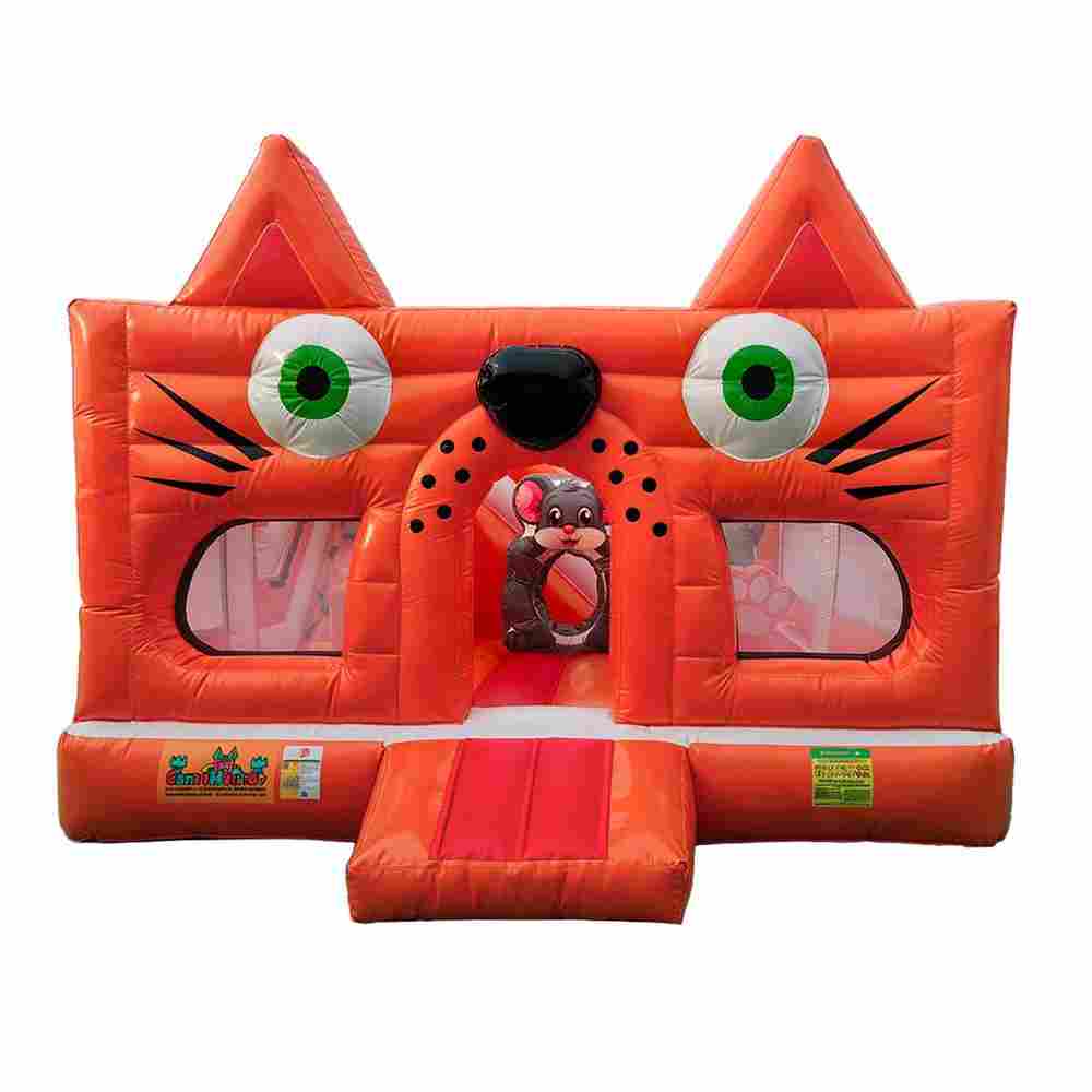 Коммерческий надувной батут «Веселый кот» 5*5*3,2 м