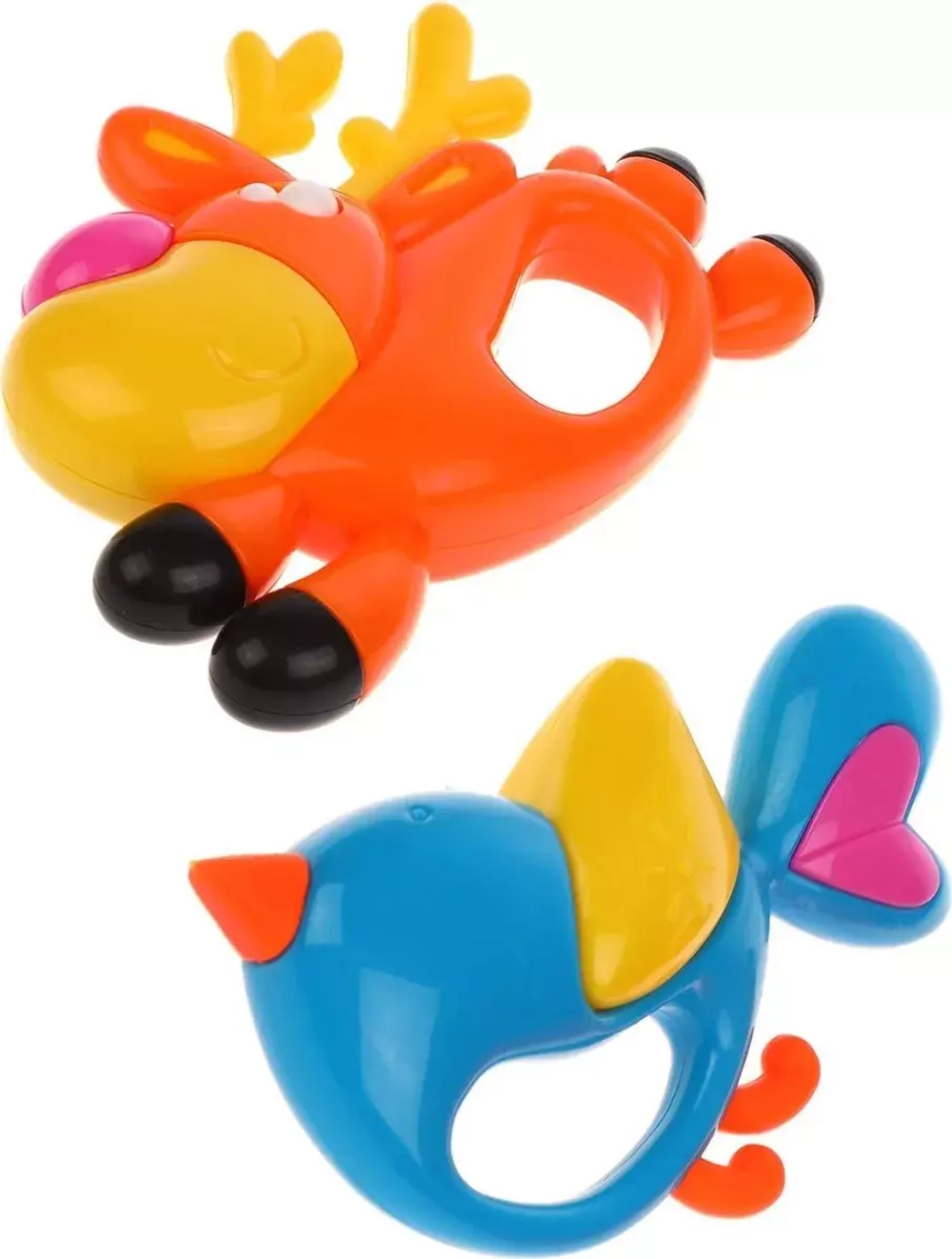 628914/Набор погремушек "Птичка и олень", 2 шт/35