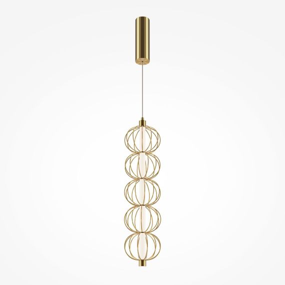 Подвесной светодиодный светильник Maytoni Golden Cage MOD216PL-L10G3K