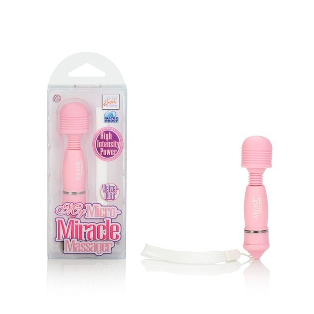 Мини-вибромассажер с подвижной головкой My Miracle Massager (Цвет: розовый)