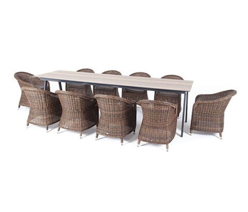 Комплект садовой мебели Рио (RСR10T1-11-SET brown) коричневый