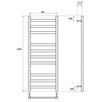 Полотенцесушитель водяной Point Меркурий PN83150 П10 500x1000, хром