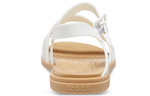 Crocs Tulum Loli Holiday Style Roman Sandals Women's Oyster Color