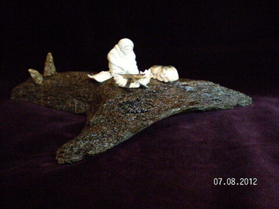 "У костра", миниатюра