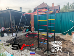 Монтаж уличного спортивно-игрового комплекса Sv Sport