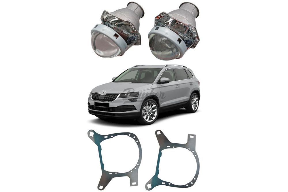 Готовый комплект для замены штатных линз Skoda Karoq I 2017-2021