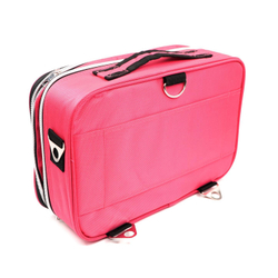 Кейс для мастера средний с зеркалом (35*24*12,5) голубой