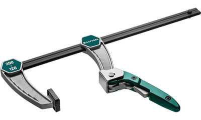 KRAFTOOL KL-300/120, 120 х 300 мм, струбцина F (32019-120-300)