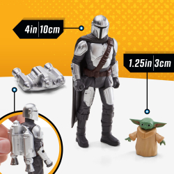 Игровой набор Hasbro Star Wars 1467 F9950 Мандалорианский истребитель N-1 с фигурками F9950 — фото 11
