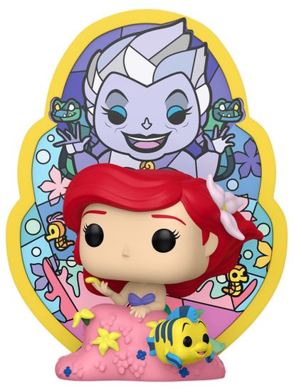 Фигурка Funko POP! Deluxe Disney Little Mermaid Ariel (Ursula Stained Glass) (1702) 77991 / Фигурка Фанко ПОП! по мотивам мультфильма "Русалочка", Ариэль