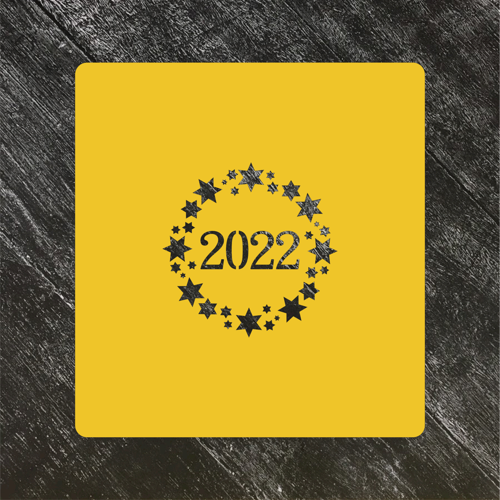 Трафарет Новый год 2022 №8