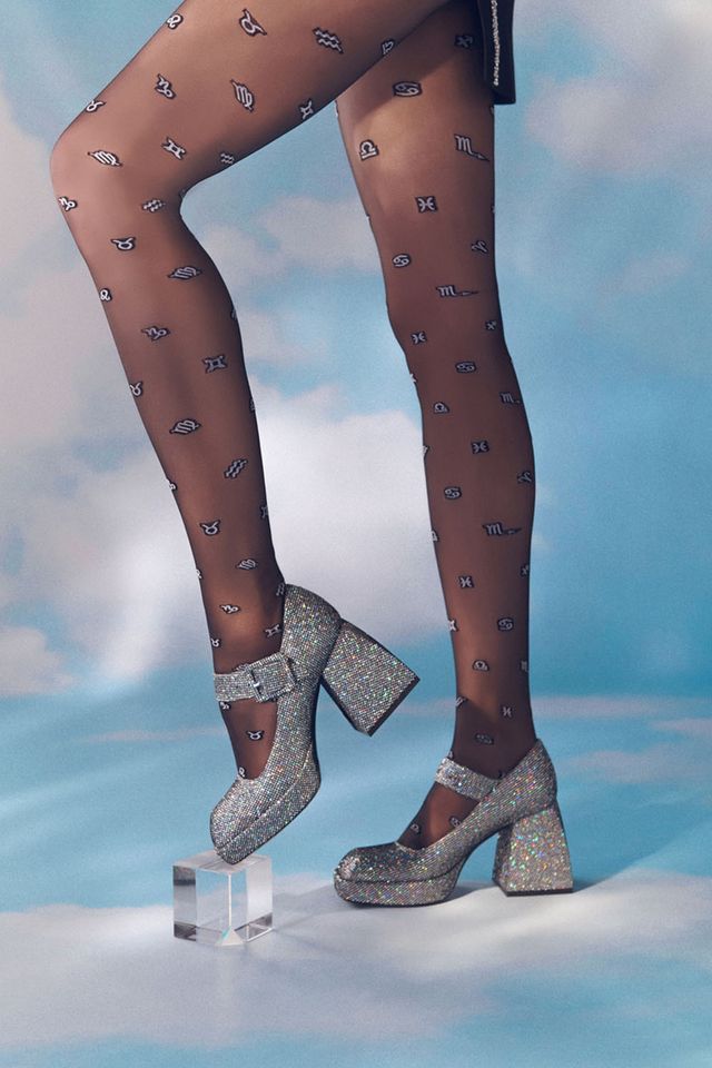 Колготки Zodiac Color 20 den с разноцветными знаками зодиака