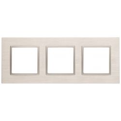 14-5203-04 ЭРА Рамка на 3 поста, металл, Эра Elegance, шампань+шамп