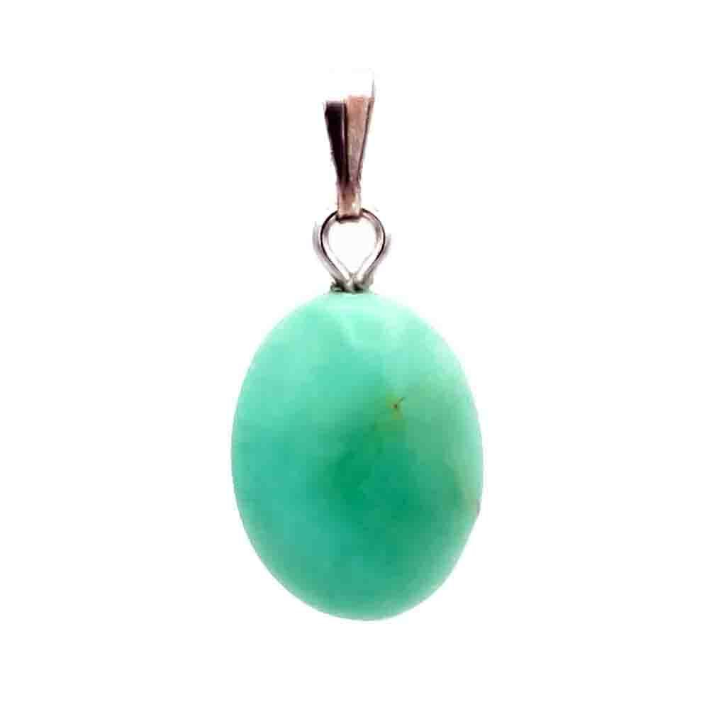 Кулон "Овальчик" бирюза