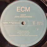 John Abercrombie ‎– Night (Германия 1984.) ECM