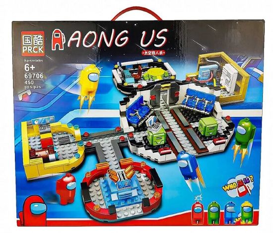 Конструктор PRCK " Among Us: Космическая станция" , 450 деталей