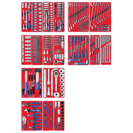 Цена на МАСТАК (5-00323) Набор инструментов "ЭКСПЕРТ" для тележки, 17 ложементов, 323 предмета