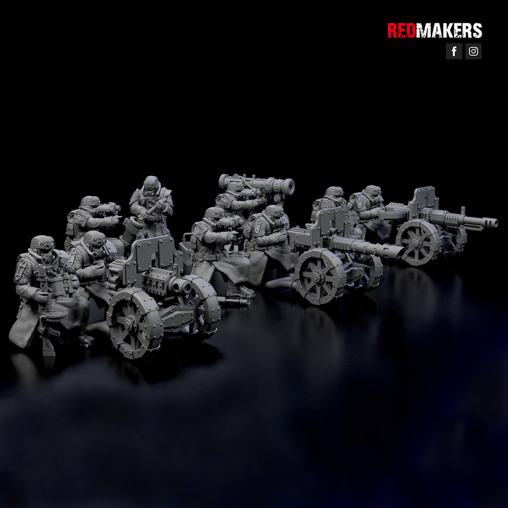 Ice Warriors - Heavy Support Squad of the Imperial Force