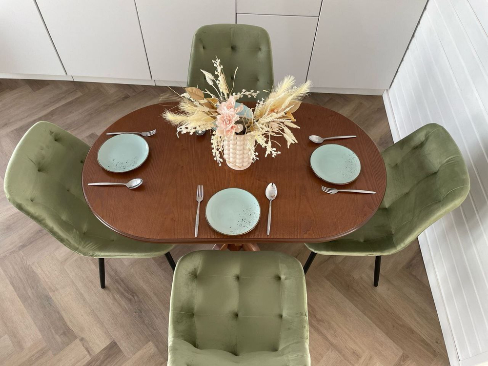 Кухонный нераздвижной стол "Консул" и 4 стула Феликс