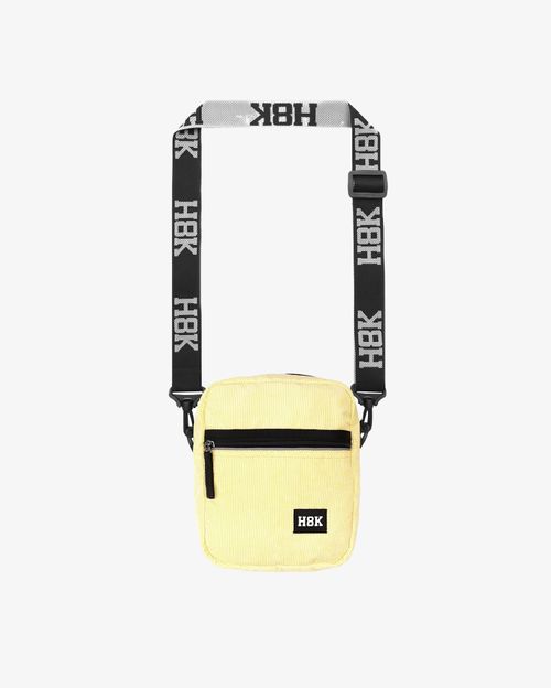 Сумка Hook Мессенджер Анкл Вельвет желтая