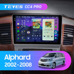 Teyes CC4 Pro 9" для Toyota Alphard 2002-2005