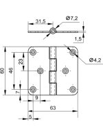 Петли мебельные металлические